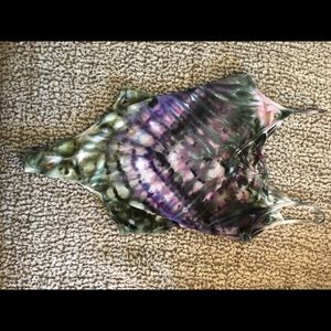 Hand made Tie dyed bodysuit